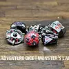 Metal RPG Dice Set - Monster's Lair