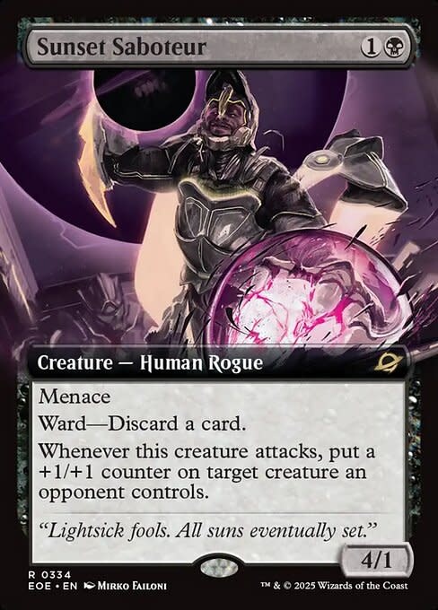 Sunset Saboteur - Foil
