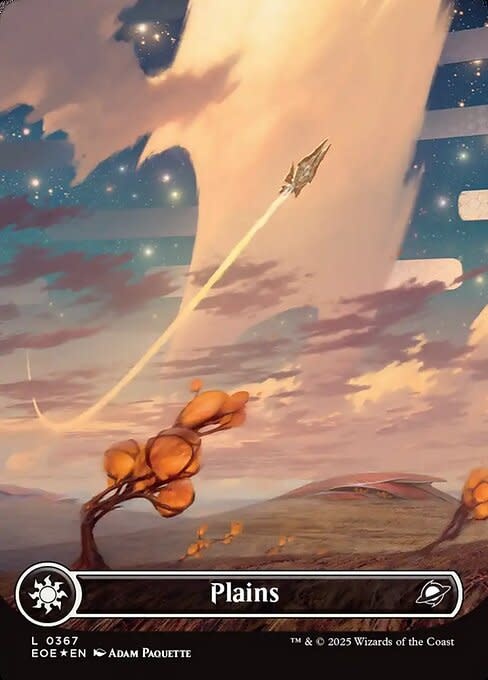 Plains (367) Full Art - Galaxy Foil