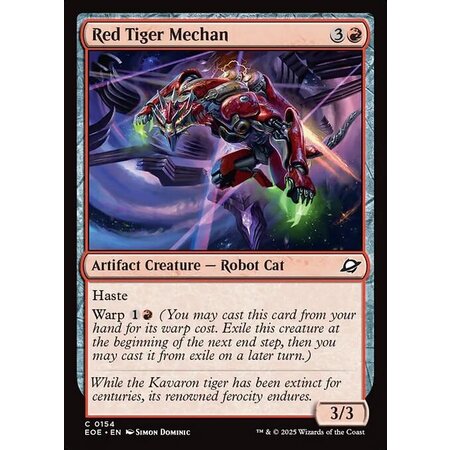 Red Tiger Mechan - Foil