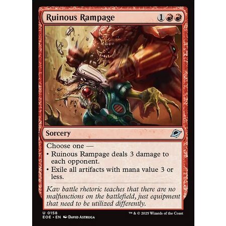 Ruinous Rampage - Foil