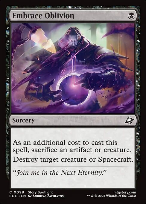 Embrace Oblivion - Foil