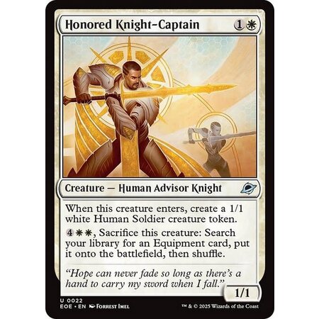 Honored Knight-Captain - Foil