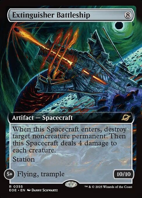 Extinguisher Battleship - Foil