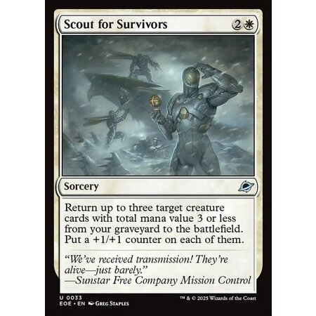 Scout for Survivors - Foil