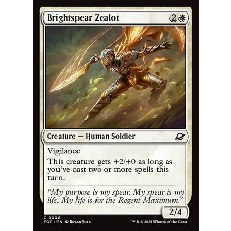 Brightspear Zealot - Foil