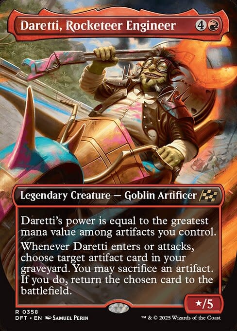 Daretti, Rocketeer Engineer - Foil