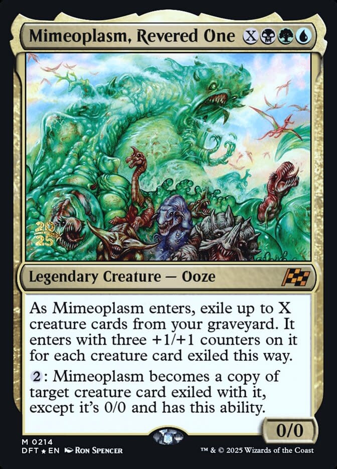 Mimeoplasm, Revered One - Foil - Prerelease Promo