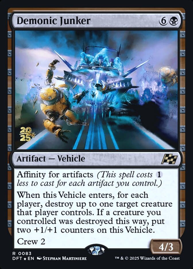 Demonic Junker - Foil - Prerelease Promo