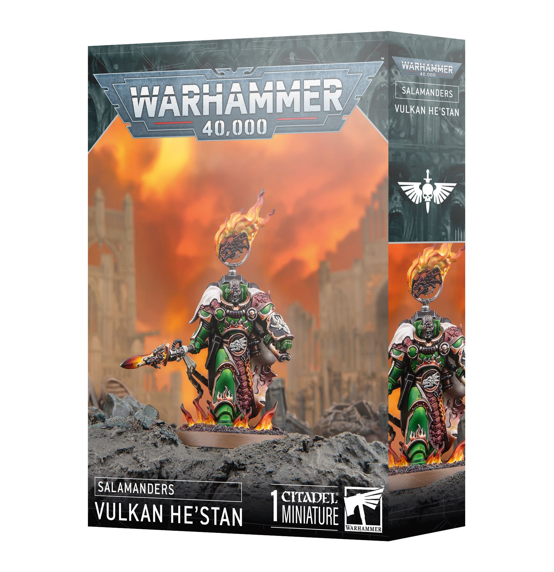 PREORDER - Warhammer 40,000: Salamanders - Vulkan He'stan