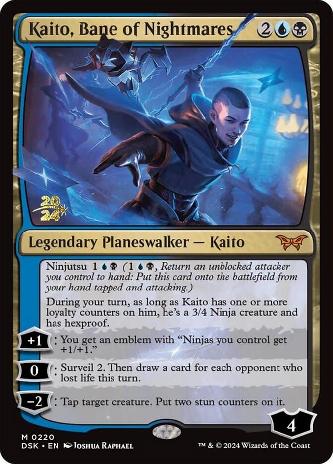 Kaito, Bane of Nightmares - Prerelease Promo - Foil