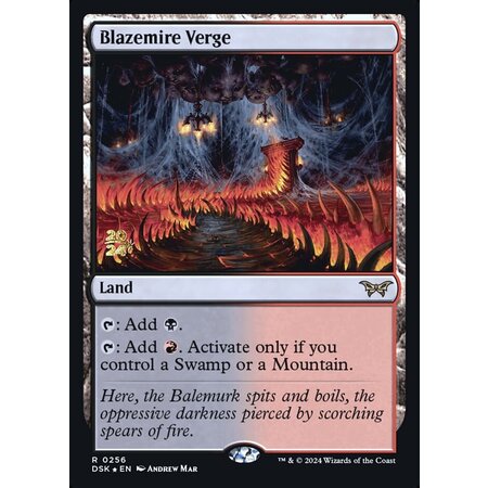Blazemire Verge  - Foil - Prerelease Promo