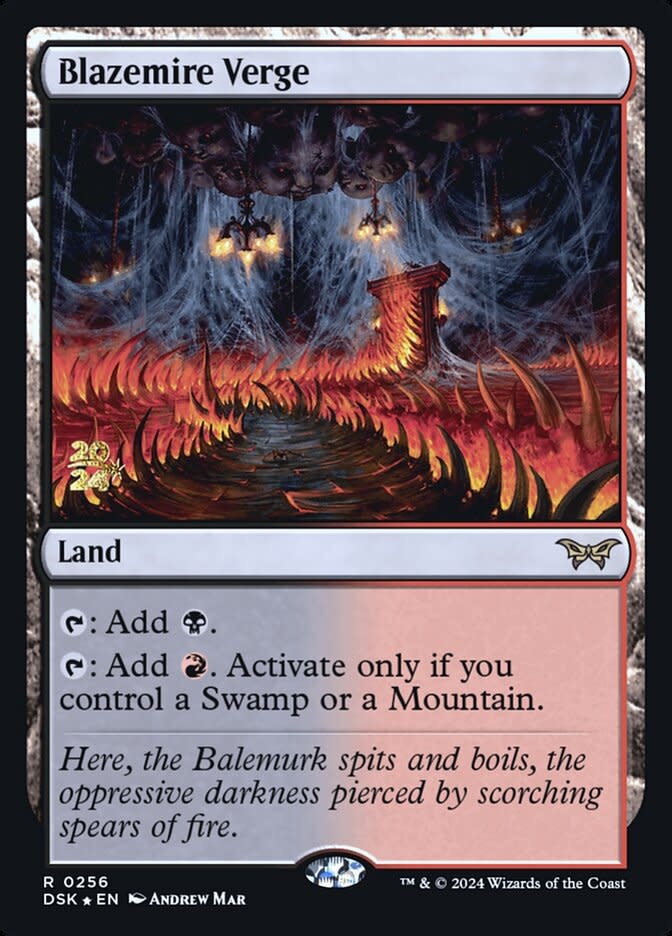 Blazemire Verge - Prerelease Promo - Foil
