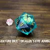 Premium Jumbo Moving Eye D20 - Dragon's Eye