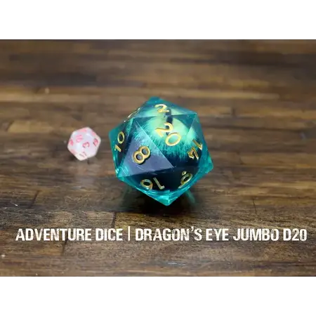 Premium Jumbo Moving Eye D20 - Dragon's Eye