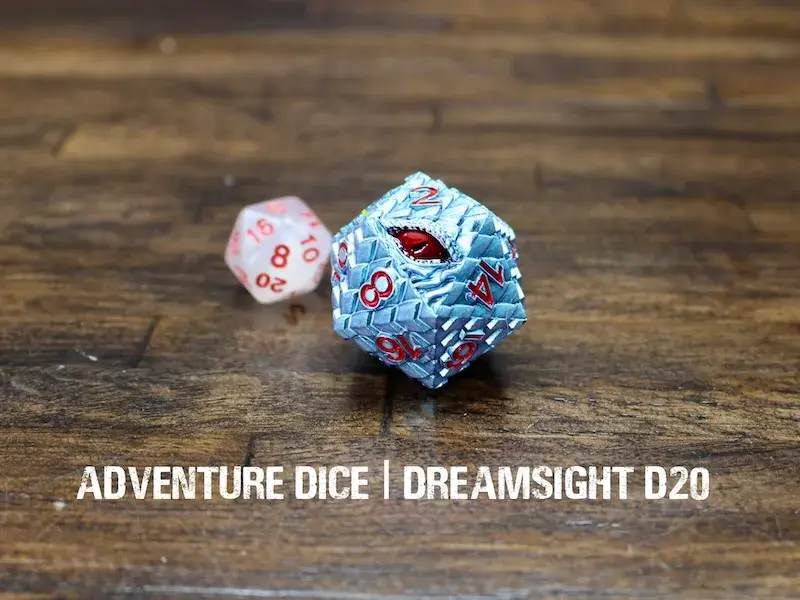 Large Metal D20 - Dreamsight
