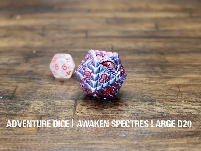 Large Metal D20 - Awaken Spectres