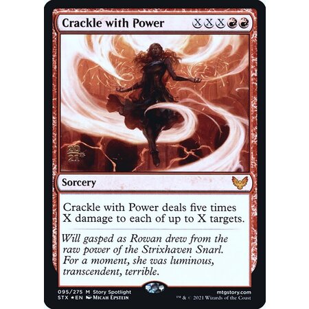Crackle With Power - Foil - Prerelease Promo