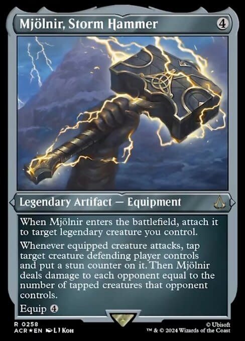Mjolnir, Storm Hammer - Foil-Etched