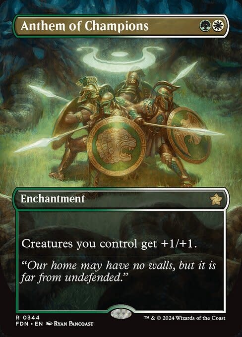Anthem of Champions - Foil
