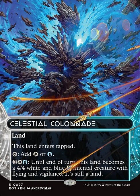 Celestial Colonnade - Galaxy Foil
