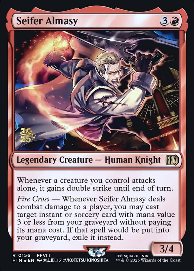 Seifer Almasy - Prerelease Foil