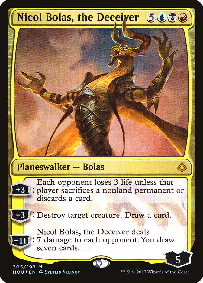 Nicol Bolas, the Deceiver - Foil - Planeswalker Deck Exclusive