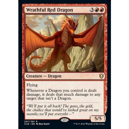 Wrathful Red Dragon - Foil