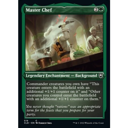 Master Chef - Foil-Etched