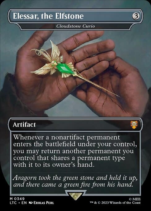 Cloudstone Curio (0349 - Elessar, the Elfstone)