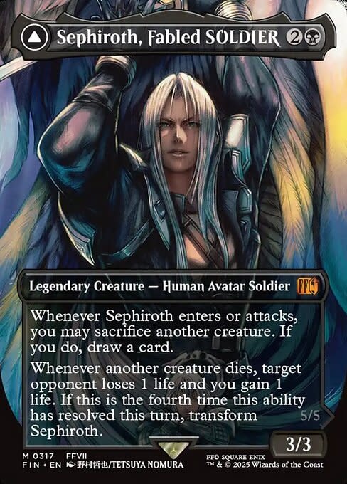 Sephiroth, Fabled SOLDIER - Foil