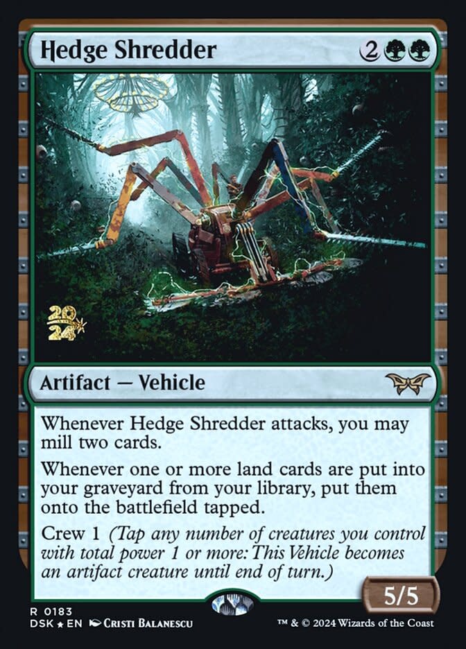 Hedge Shredder - Foil - Prerelease Promo