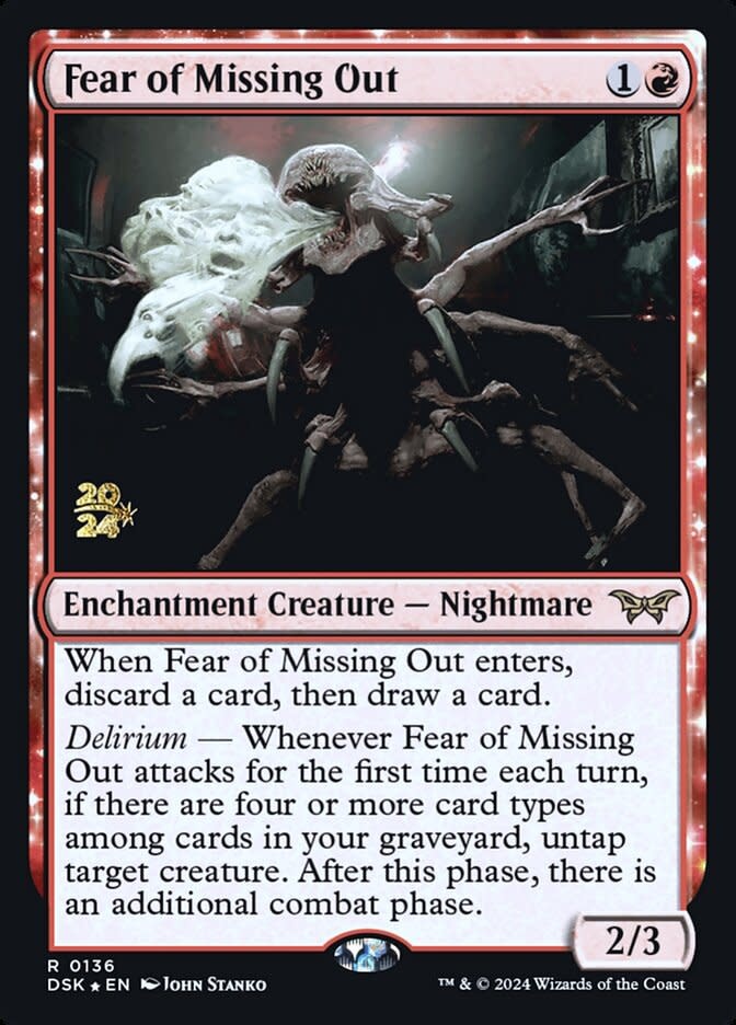 Fear of Missing Out - Foil - Prerelease Promo