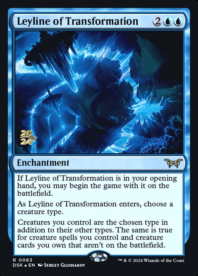 Leyline of Transformation - Foil - Prerelease Promo