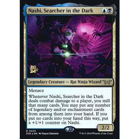Nashi, Searcher in the Dark - Foil - Prerelease Promo