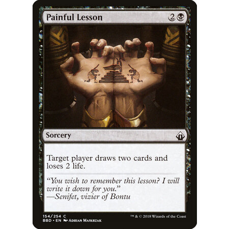 Painful Lesson