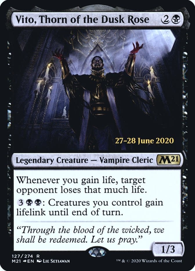 Vito, Thorn of the Dusk Rose - Foil - Prerelease Promo