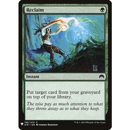 Reclaim