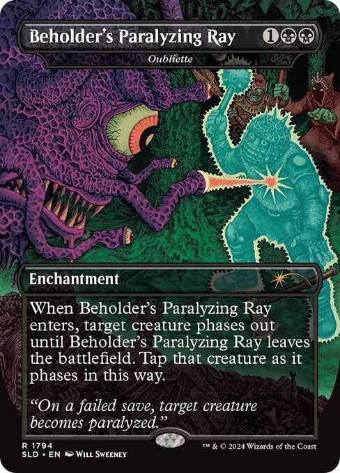 Oubliette (Beholder's Paralyzing Ray)