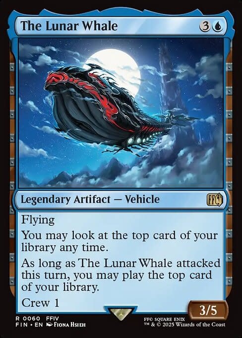 The Lunar Whale - Foil
