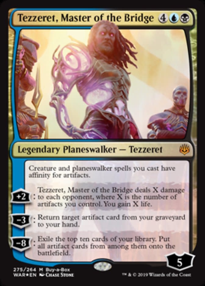 Tezzeret, Master of the Bridge - Foil - Buy-a-Box Promo