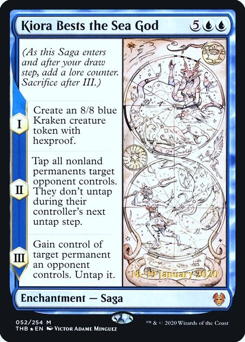 Kiora Bests the Sea God - Foil - Prerelease Promo