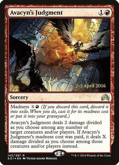 Avacyn's Judgment - Foil - Prerelease Promo