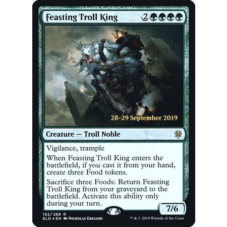 Feasting Troll King - Foil - Prerelease Promo