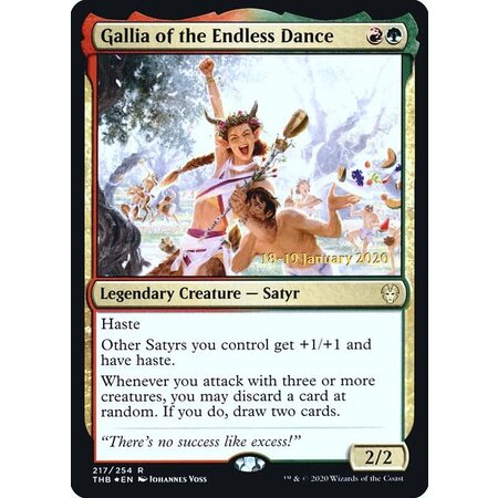 Gallia of the Endless Dance - Foil - Prerelease Promo