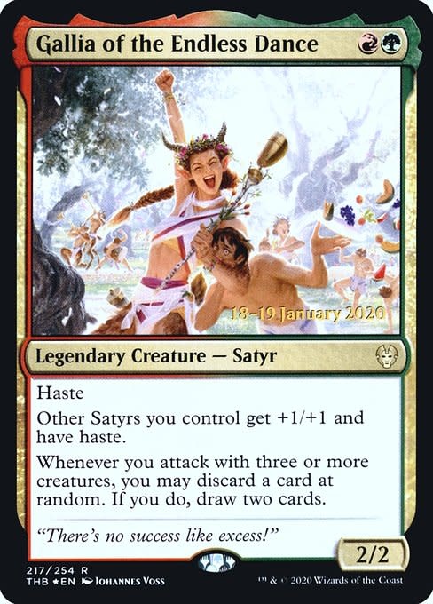 Gallia of the Endless Dance - Foil - Prerelease Promo