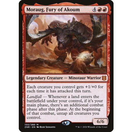 Moraug, Fury of Akoum - Foil - Promo Pack