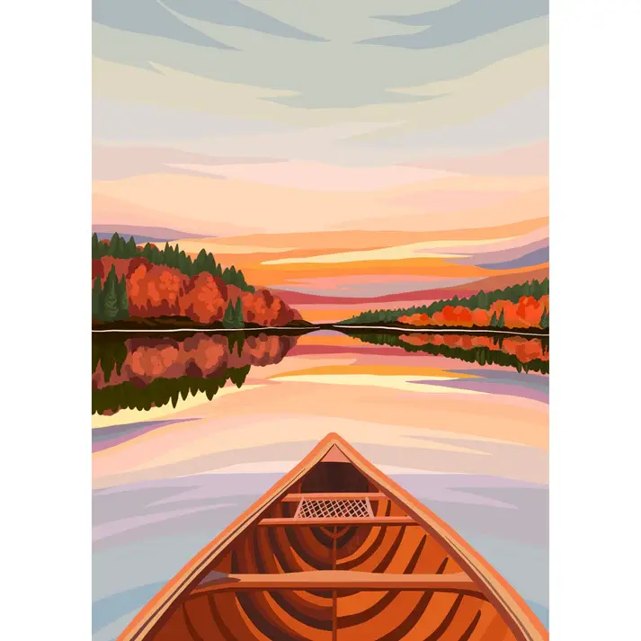 500 - Canoeing at Dawn