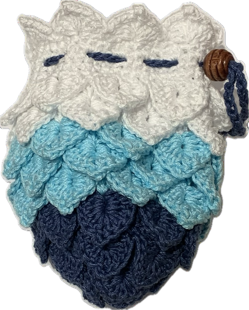 Crocheted Dragon Egg Dice Bags