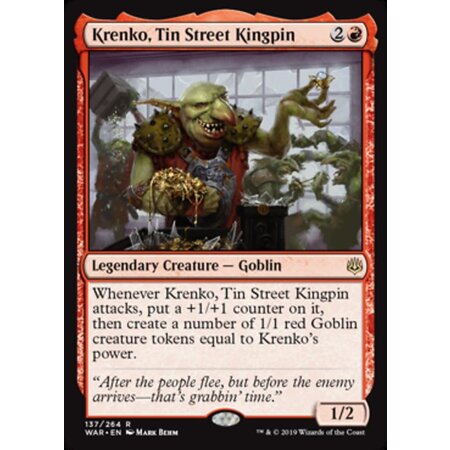 Krenko, Tin Street Kingpin - Foil